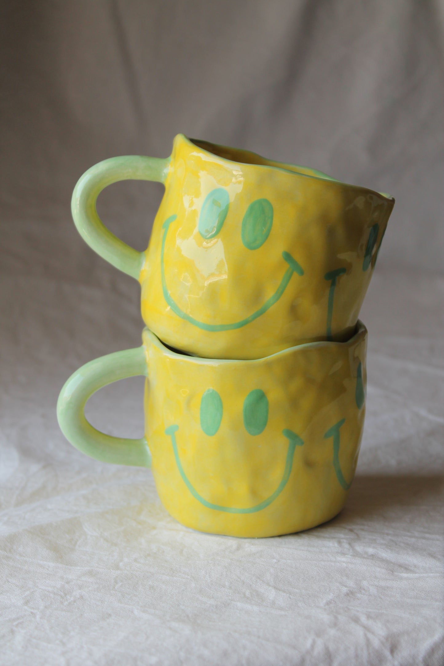 Smiley Green Mug