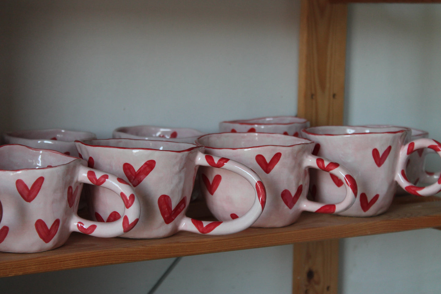 Pink Heart Mug