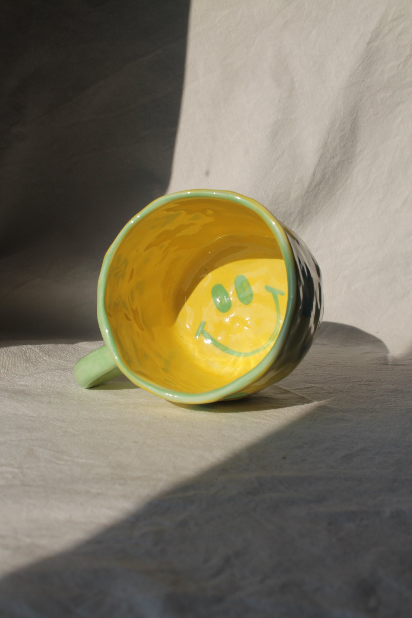 Smiley Green Mug