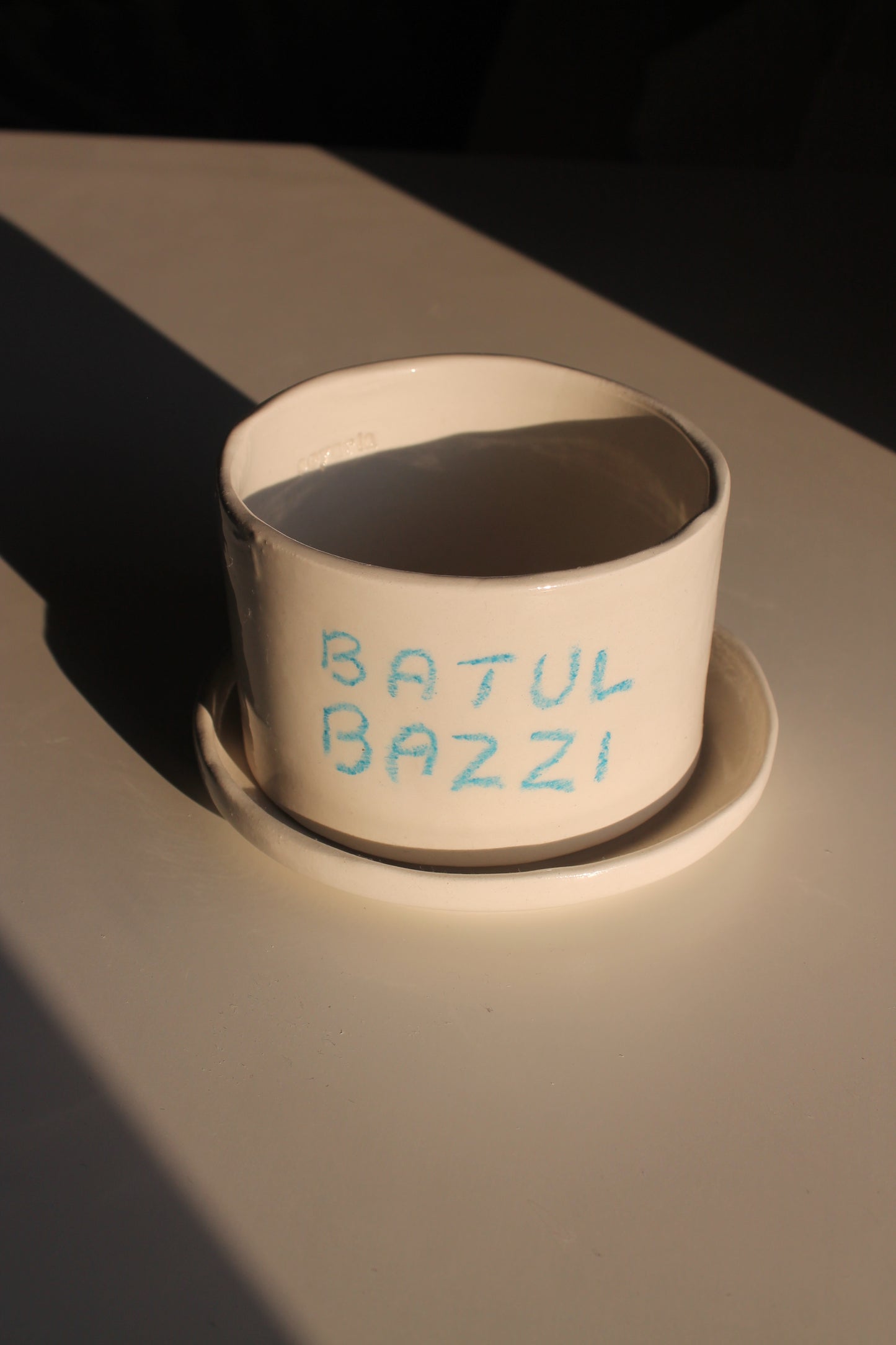 Custom cup + plate