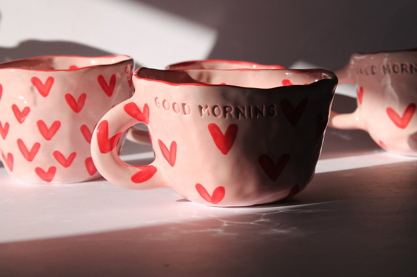 Pink Heart Mug