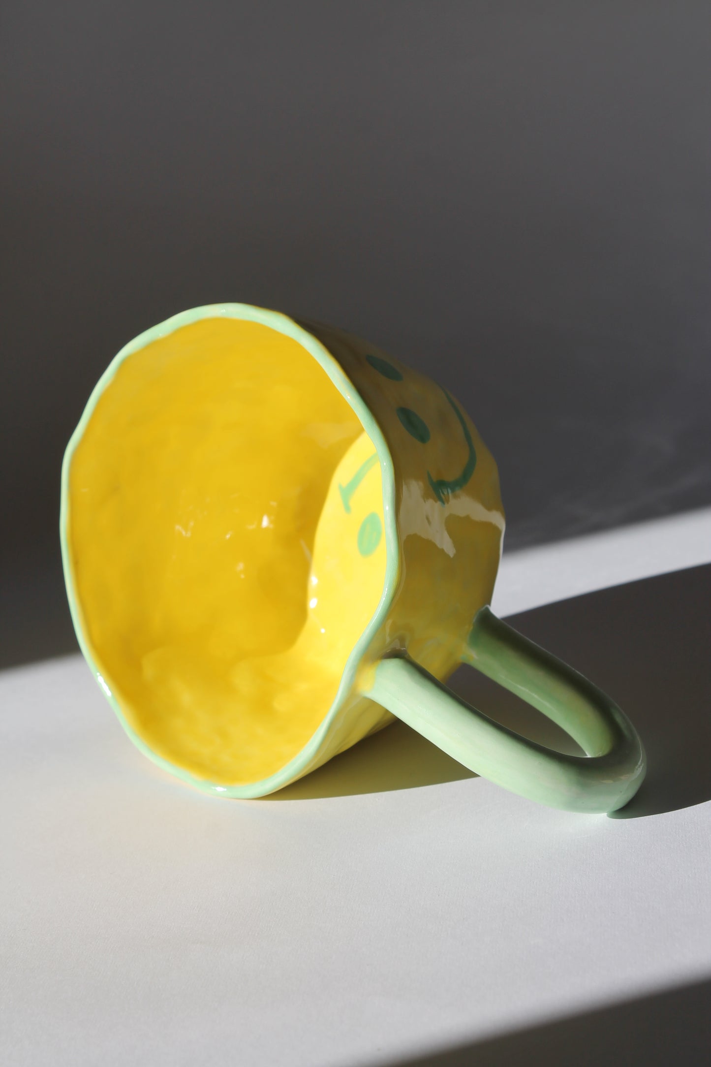 Smiley Green Mug