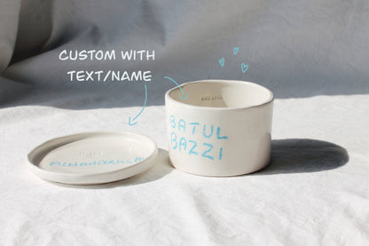 Custom cup + plate